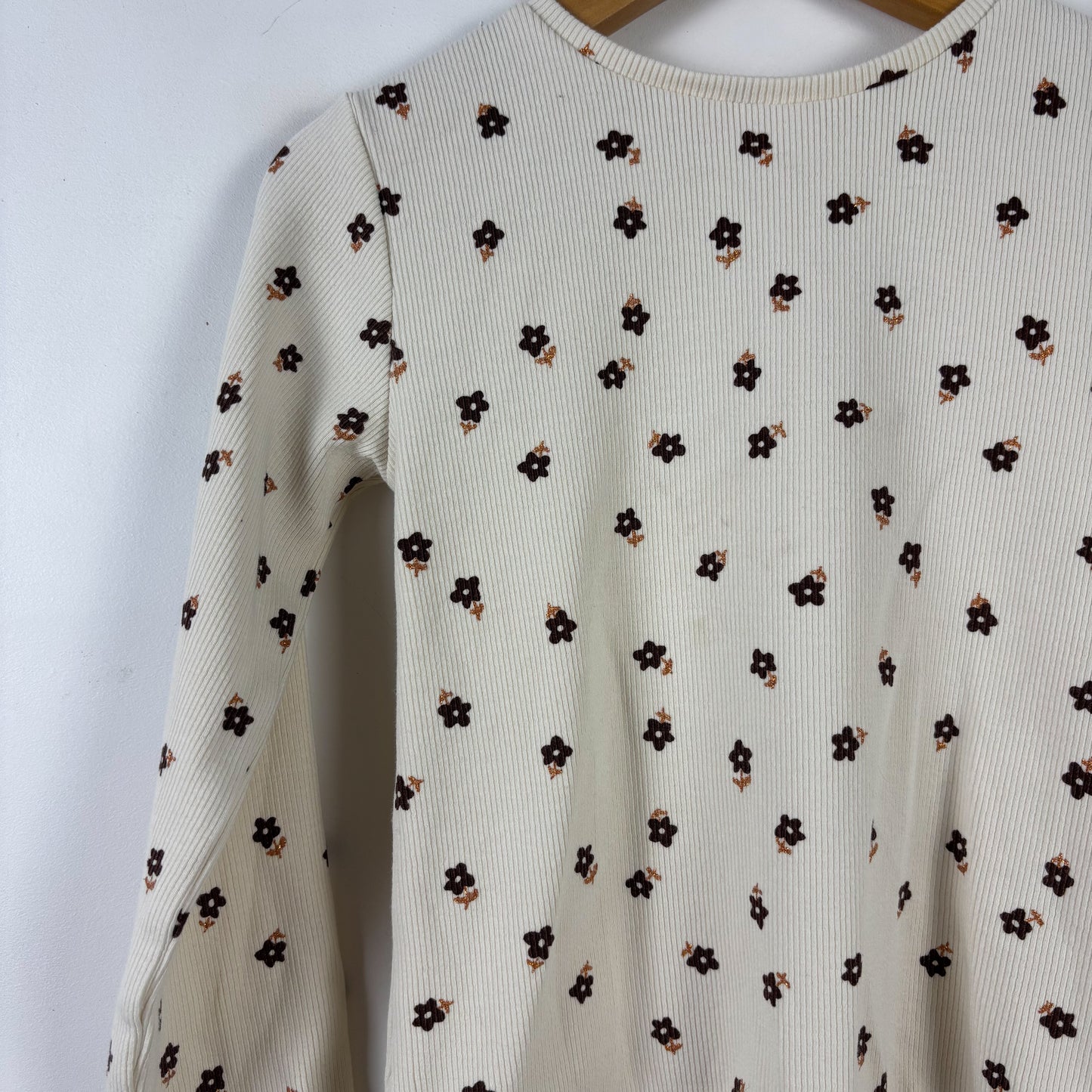 PLAY - Floral Ribbed Long Sleeve Shirt (3Y)