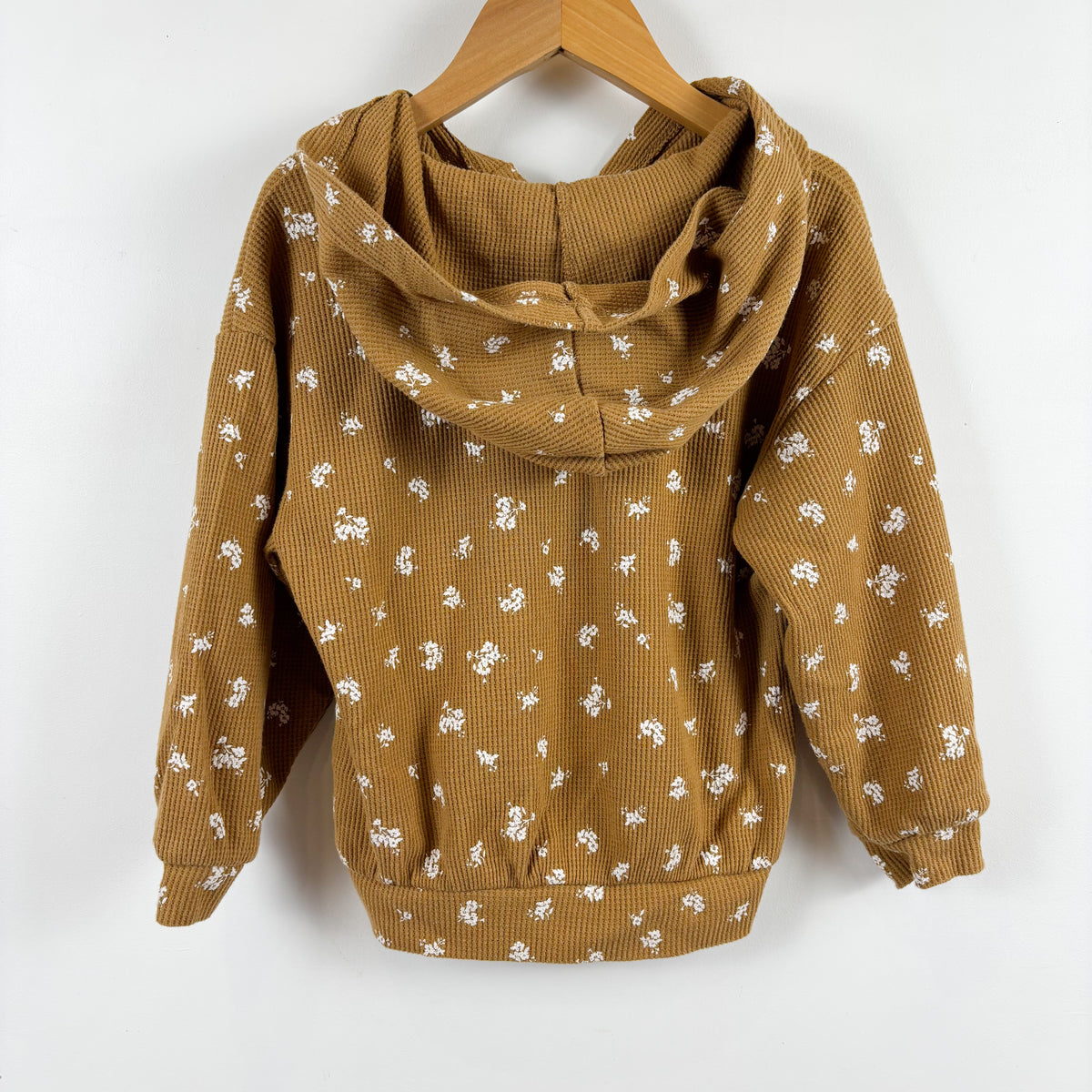 Hooded Waffle Knit Shirt (4T)