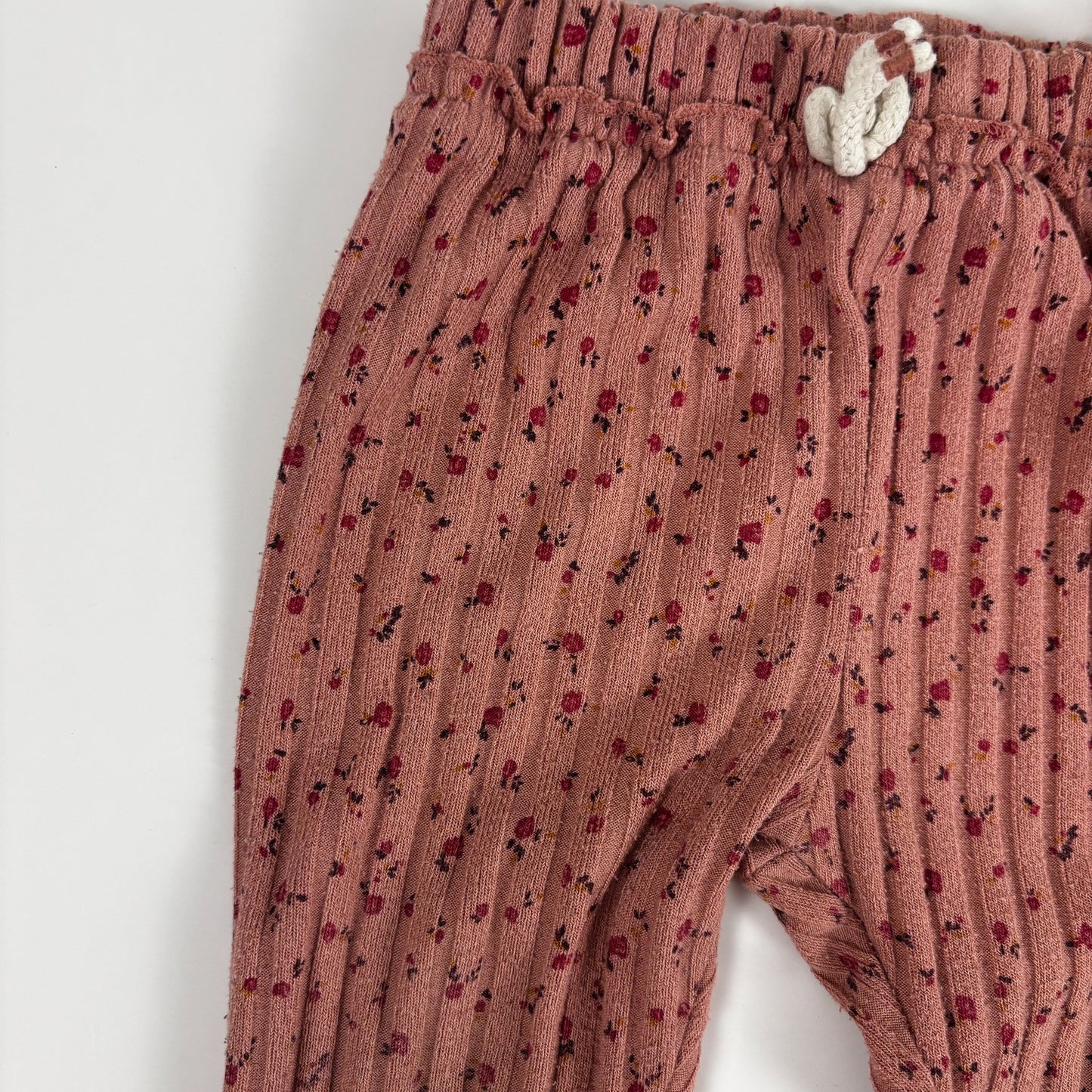 Floral Ribbed Leggings (18-24M)