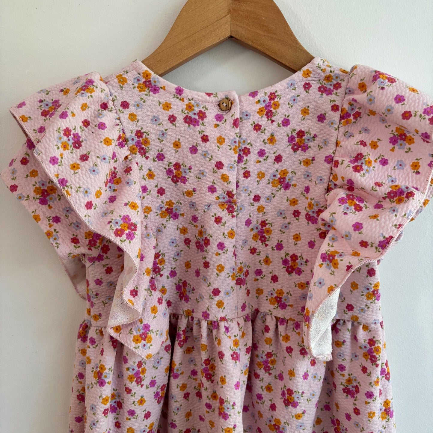 Pink Floral Dress (5-6Y)