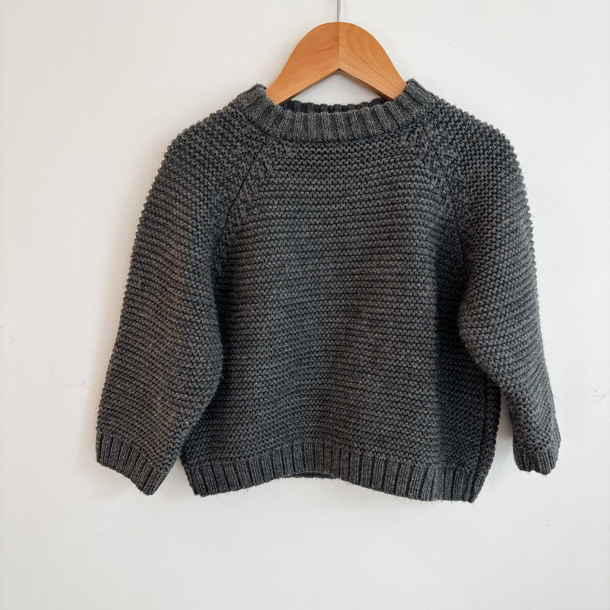 Grey Knit Sweater (12-18M)