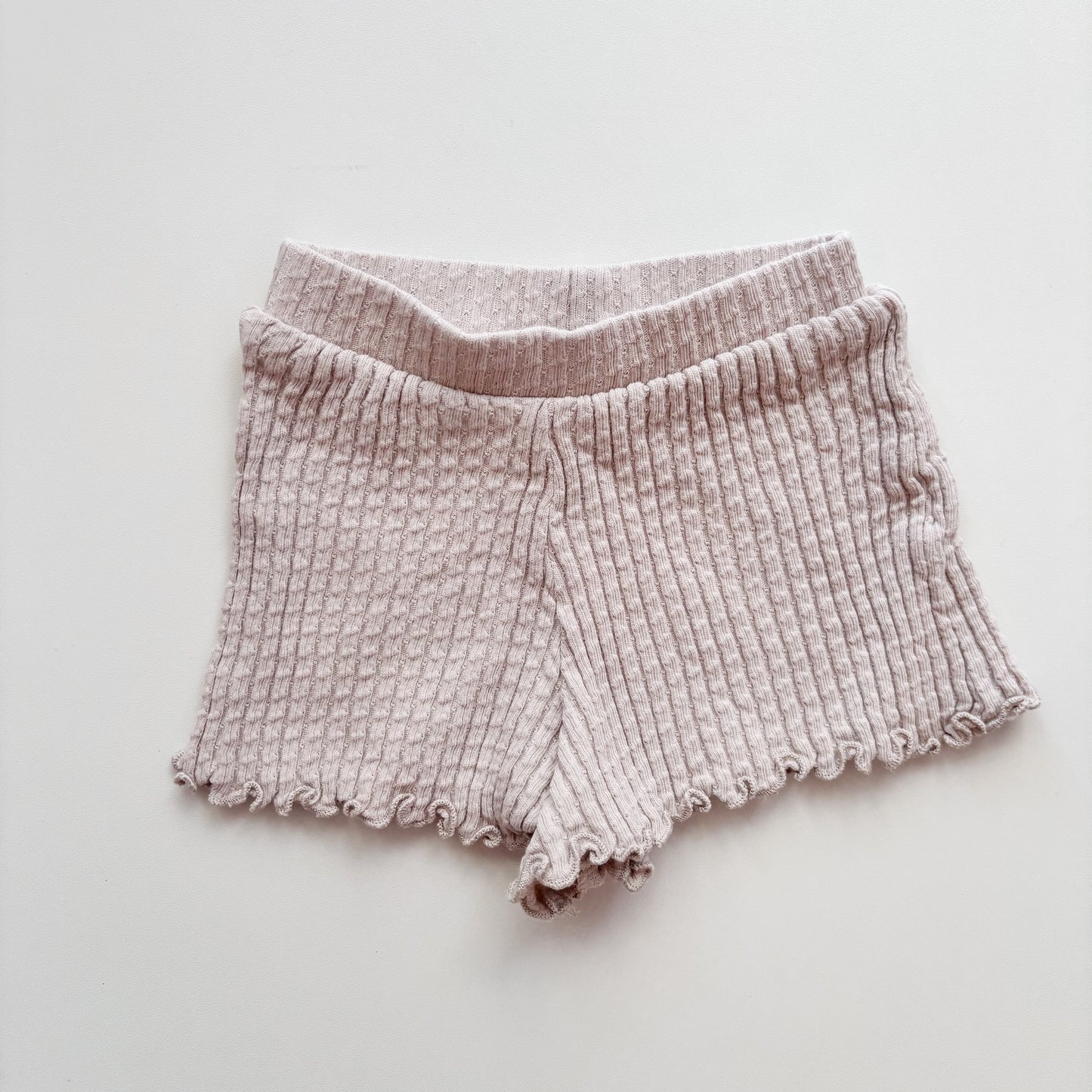 Fine Knit/Ribbed Shorts (3-6M)