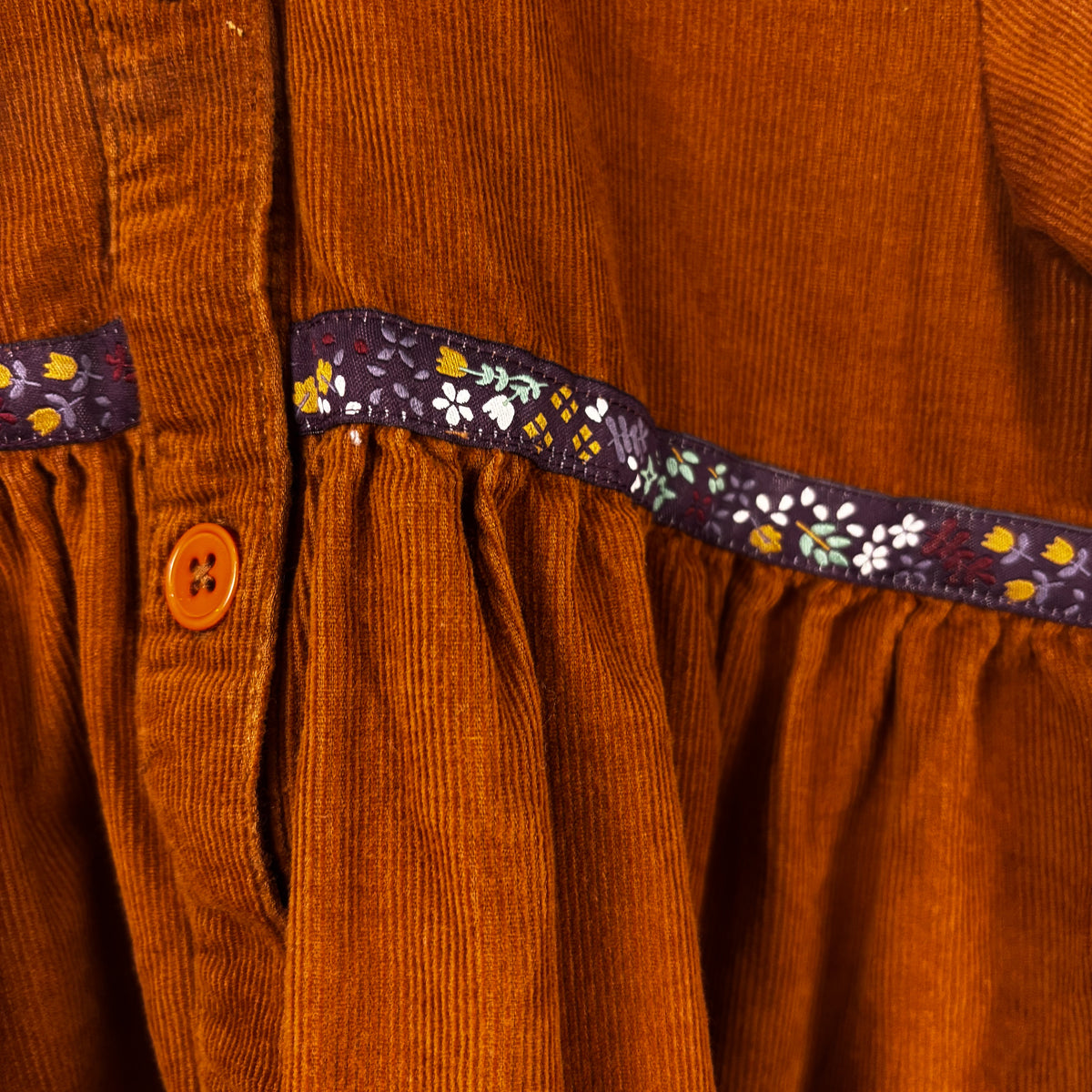 Brown Corduroy Dress (6Y)