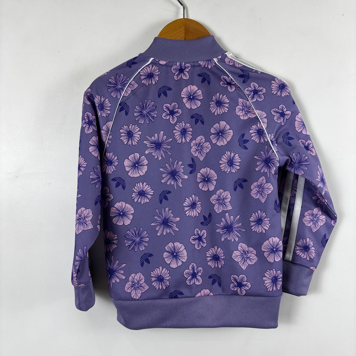 Purple Floral Track Jacket (4T)