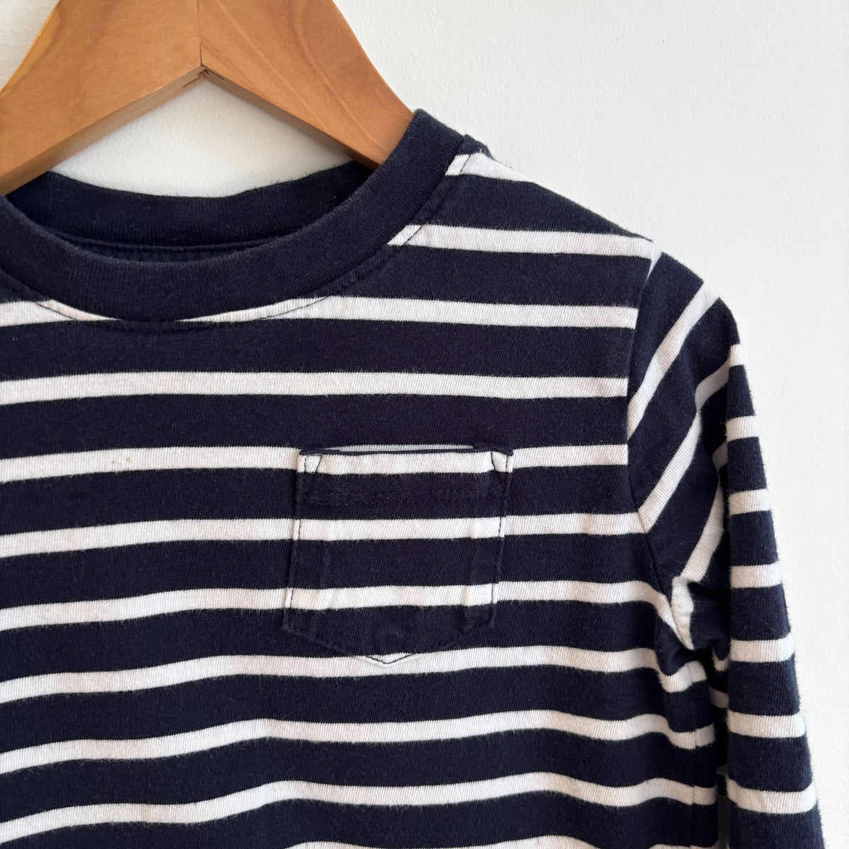 Striped Pocket Long Sleeve Shirt (3Y)