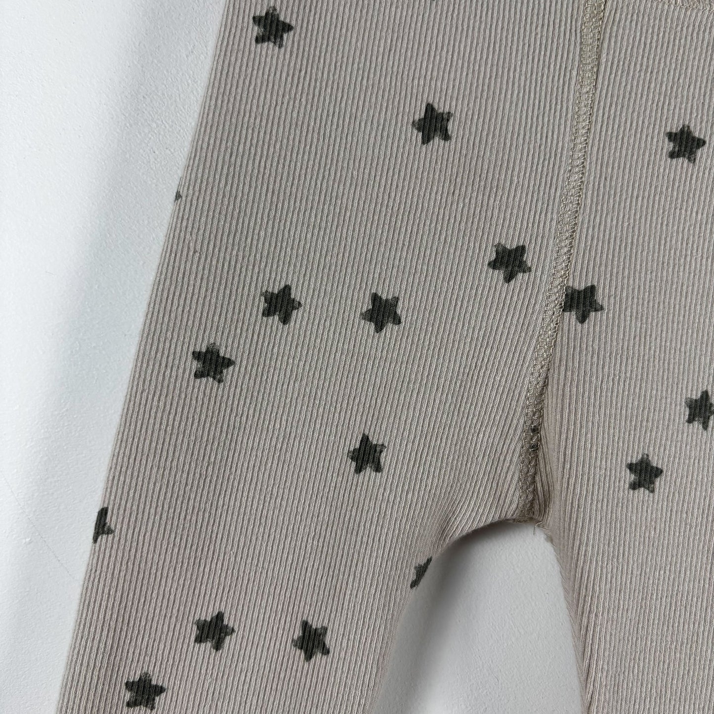 Star Print Ribbed Leggings (12-18M)