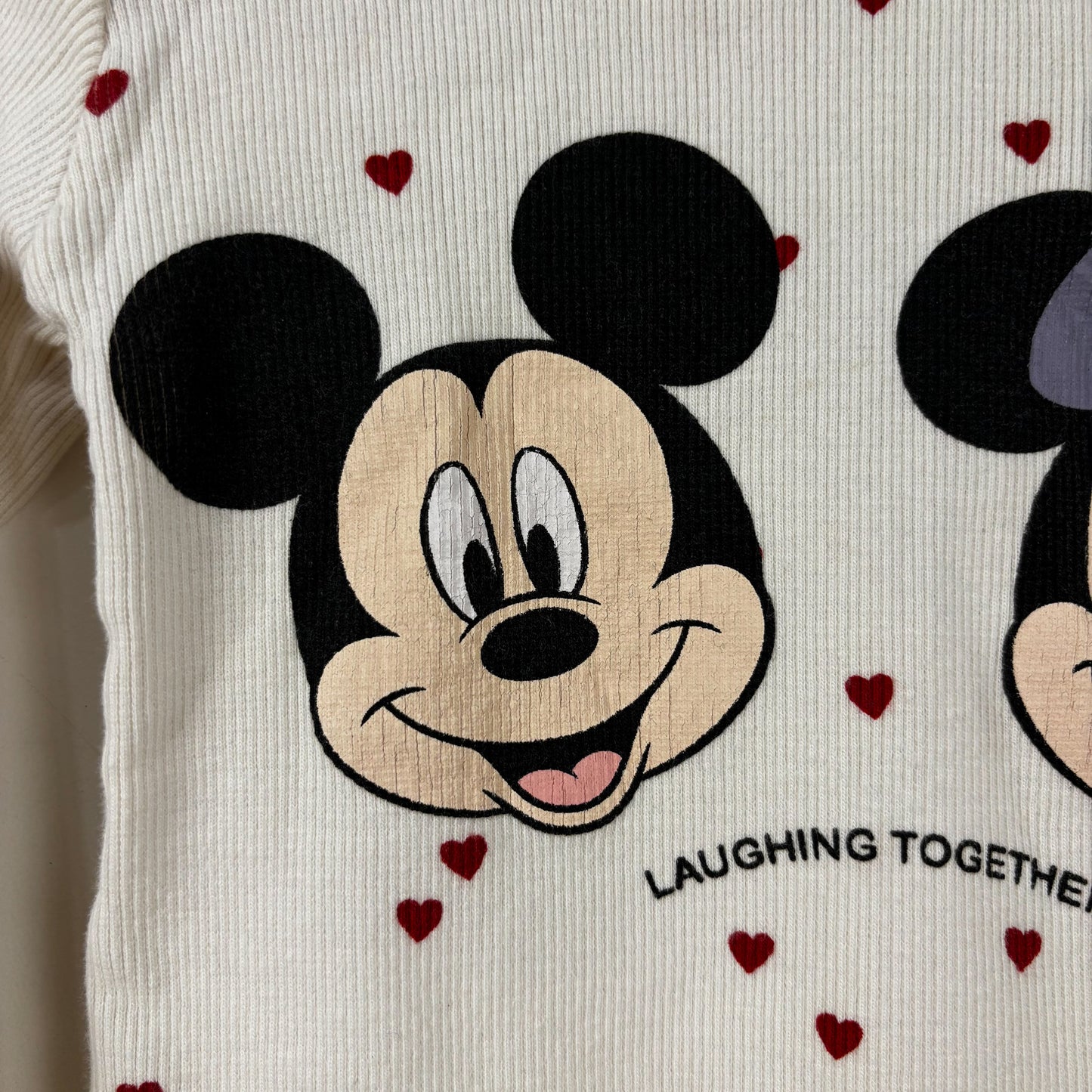 Mouse Character Ribbed Shirt (2-3Y)