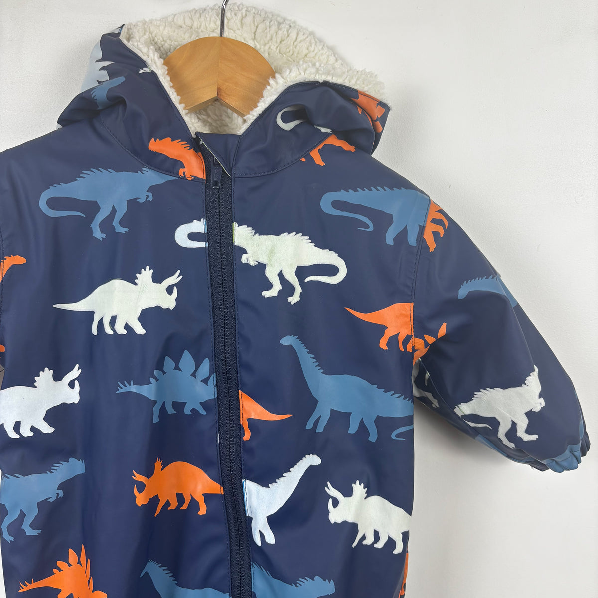Sherpa Lined Rain Suit (9-12M)