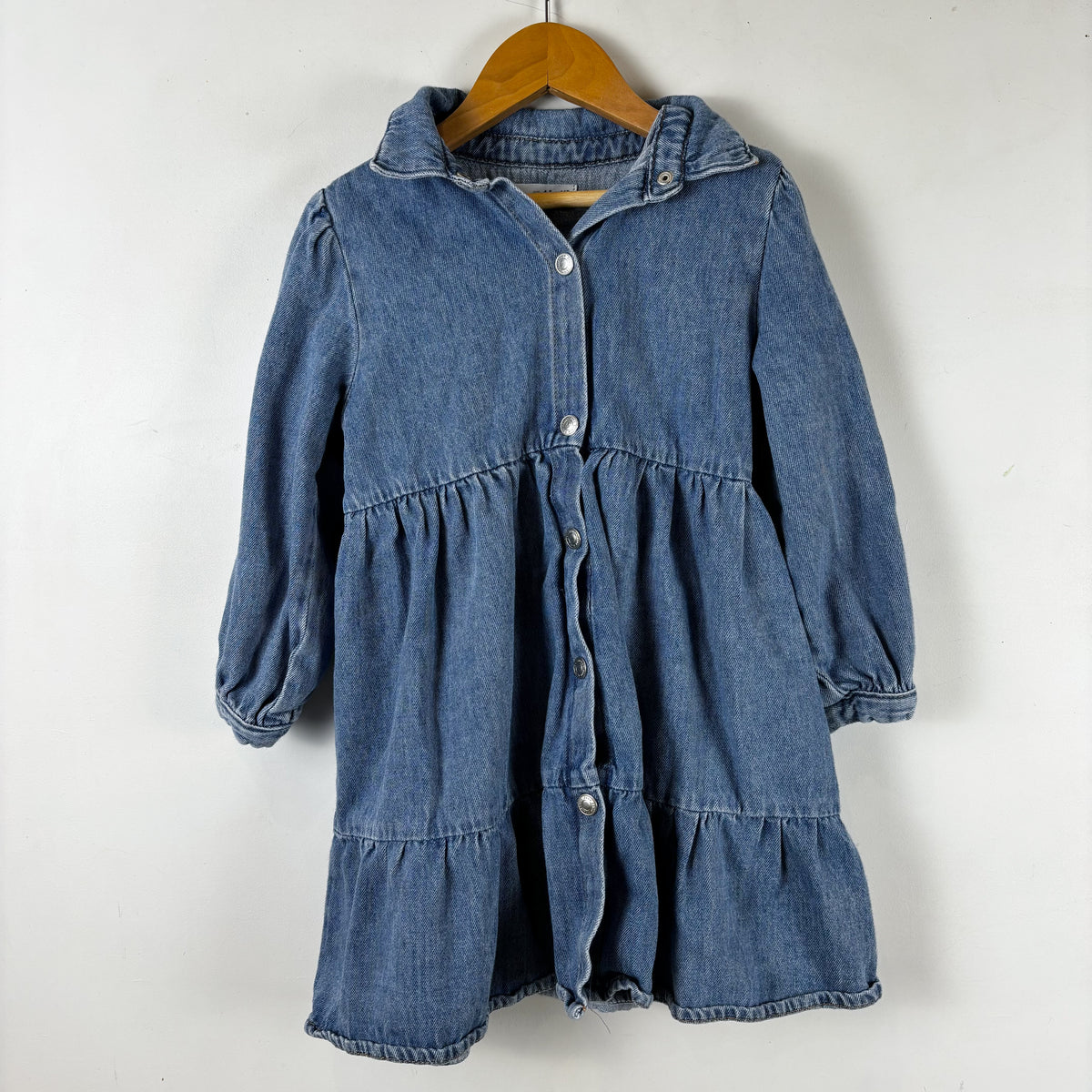 Denim Snap Front Dress (4-5Y)