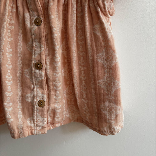 Soft Pink Gauze Top (2T)