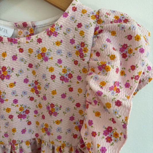 Pink Floral Dress (5-6Y)