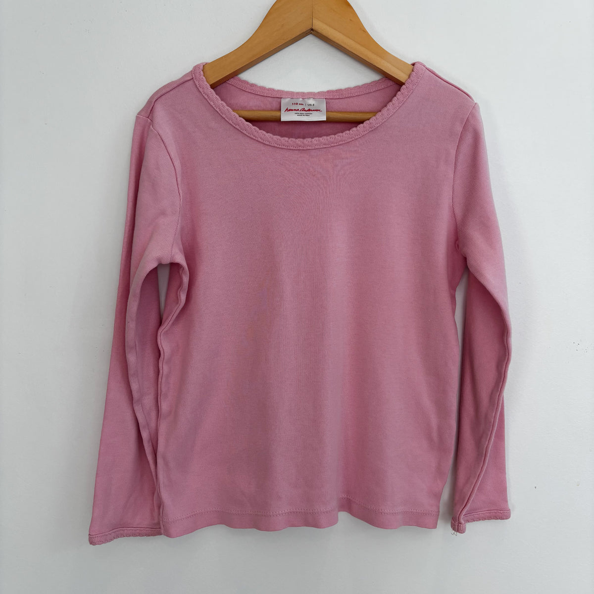 Bubble Gum Pink Long Sleeve Shirt (5Y)