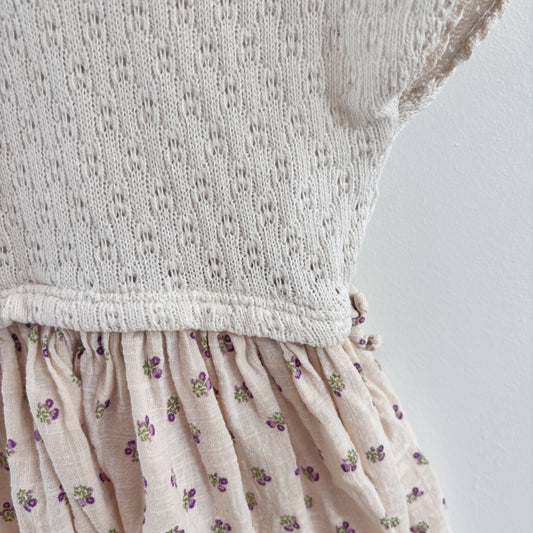 Knit Floral Dress (4Y)