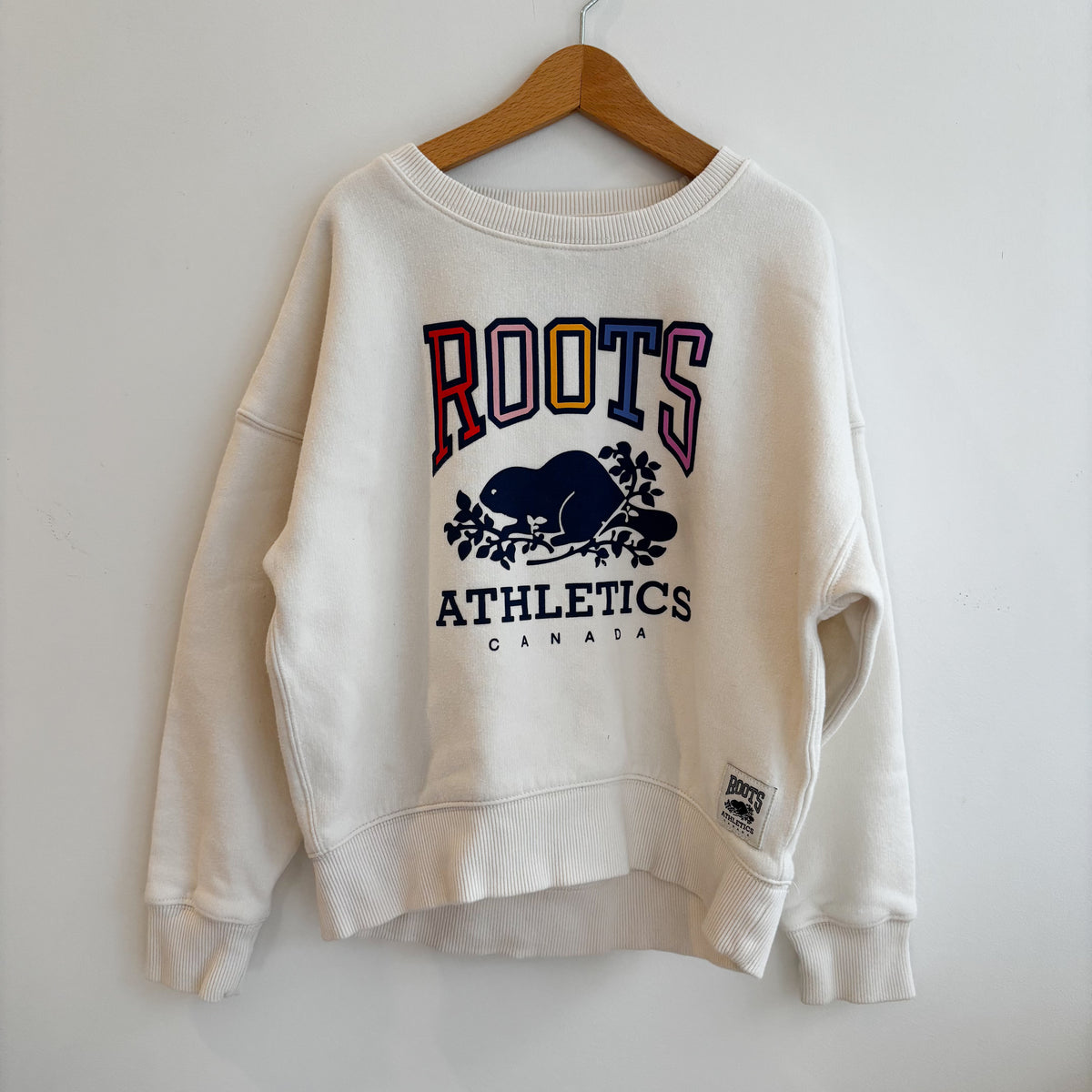 Cream Logo Sweatshirt (7-8Y)