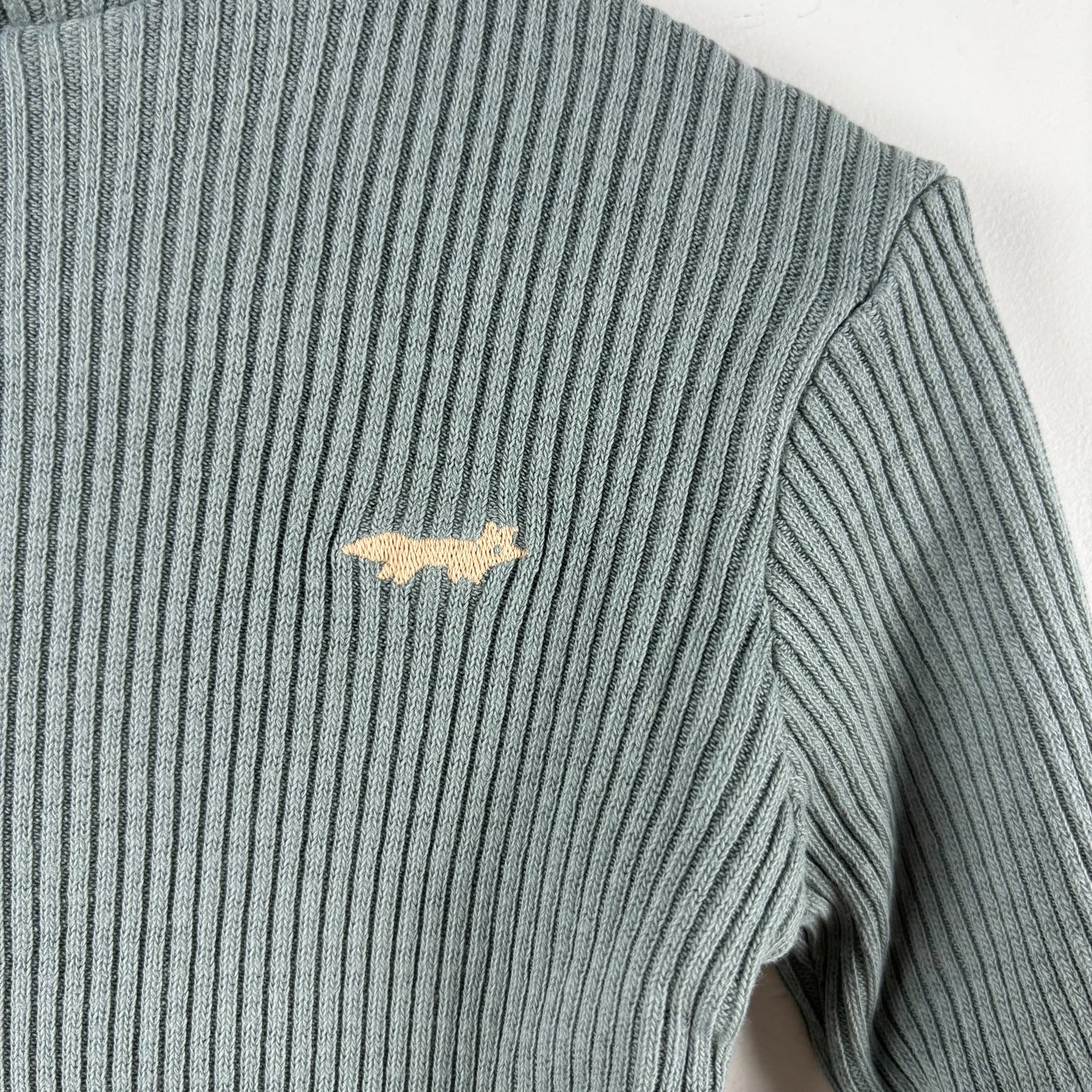 Ribbed Ruffled Collar Shirt (12-18M)