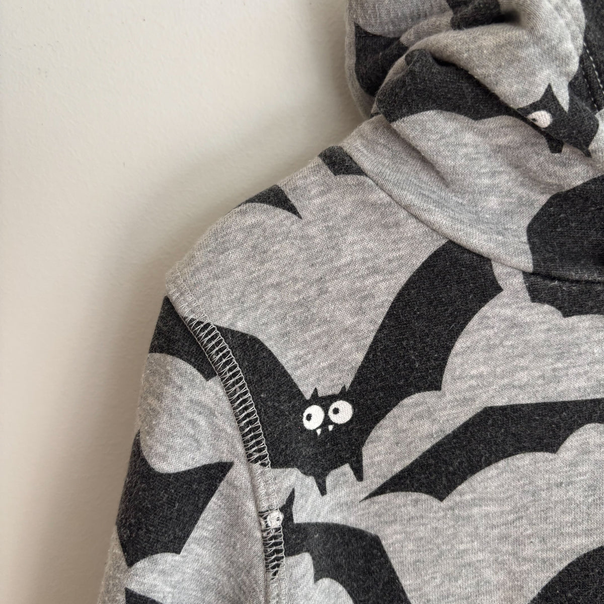 Bat Print Hoodie (2-4Y)