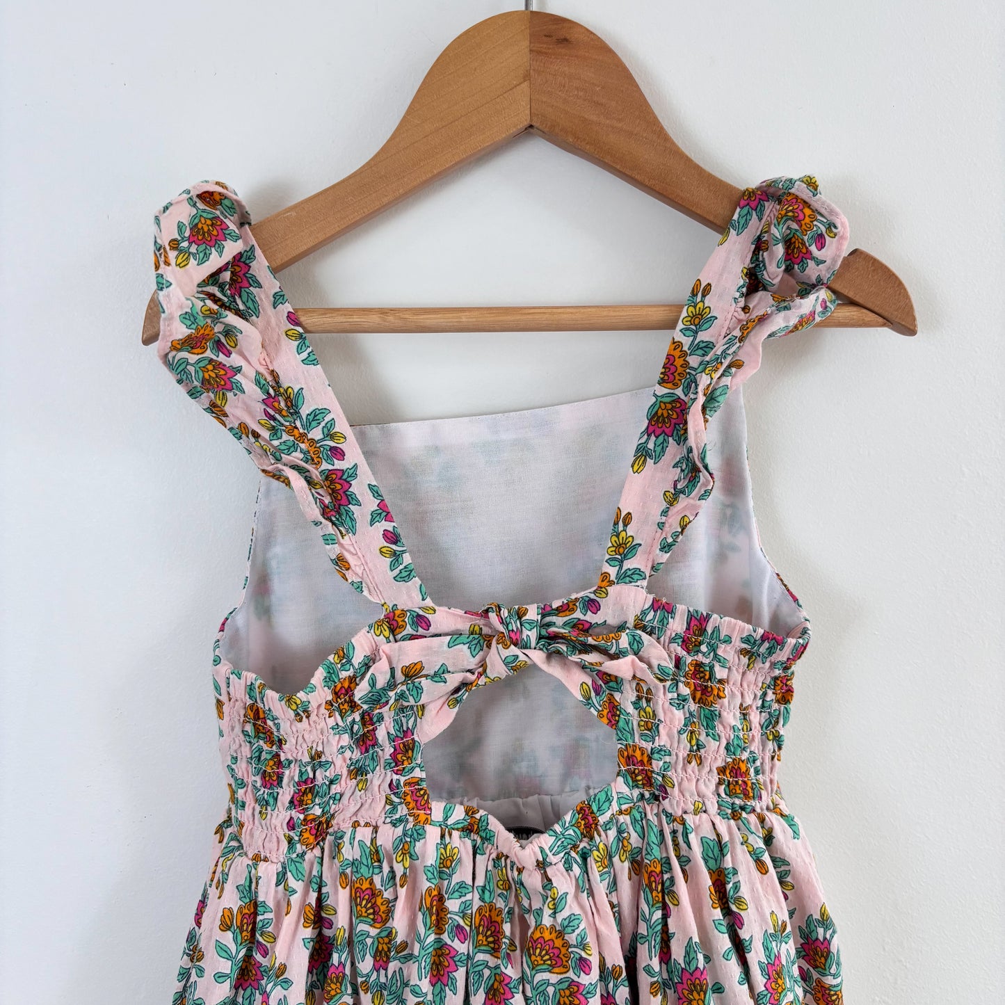 Pale Pink Floral Dress (5-6Y)