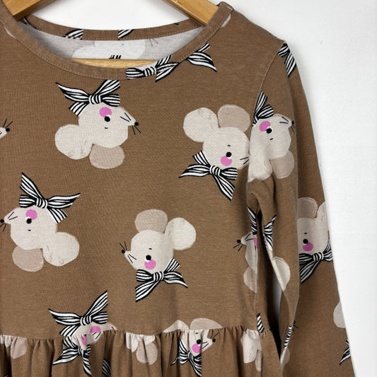Mouse Print Dress (4-6Y)