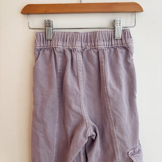 Purple Denim Cargo Pants (6Y)