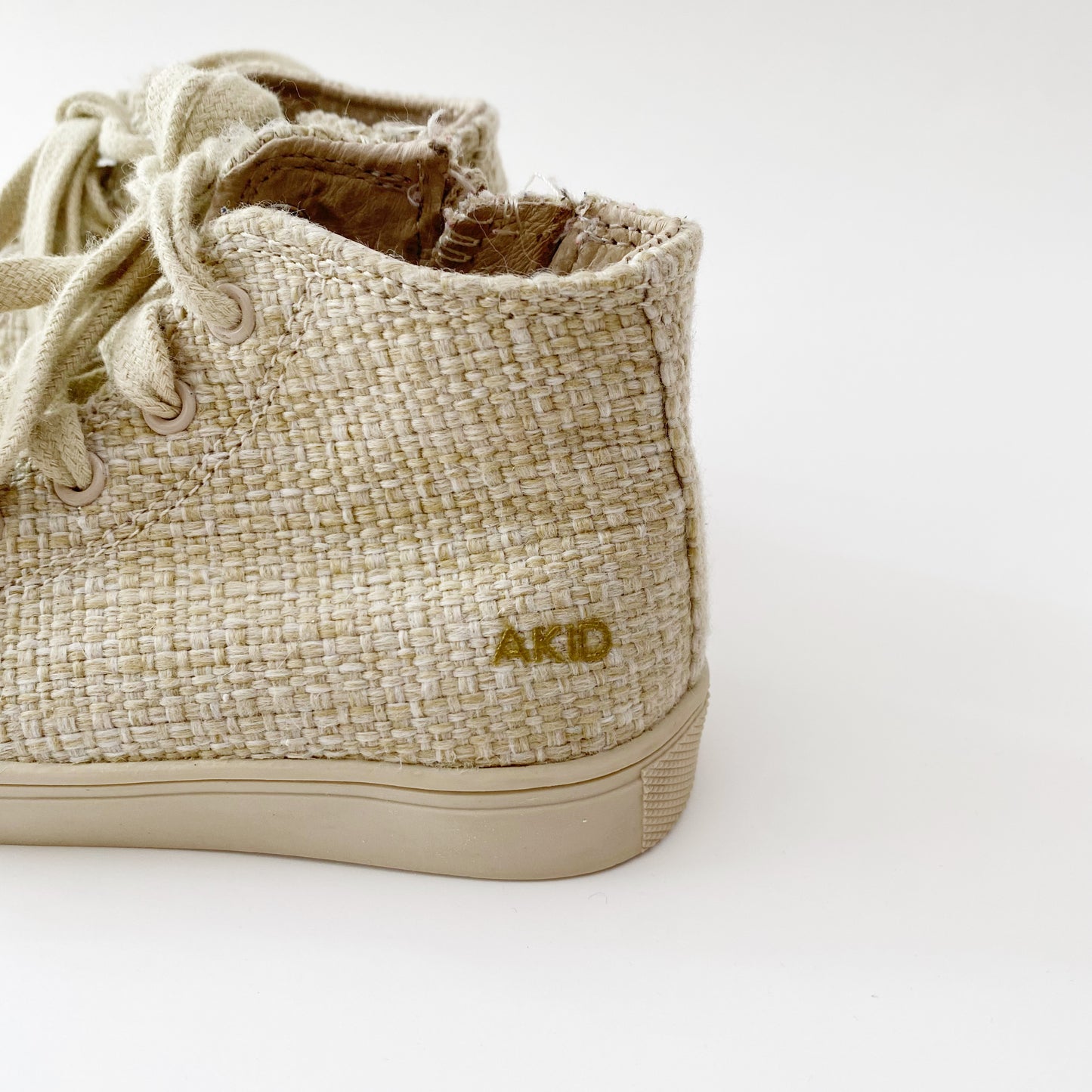 Beige Woven High Tops (9C)