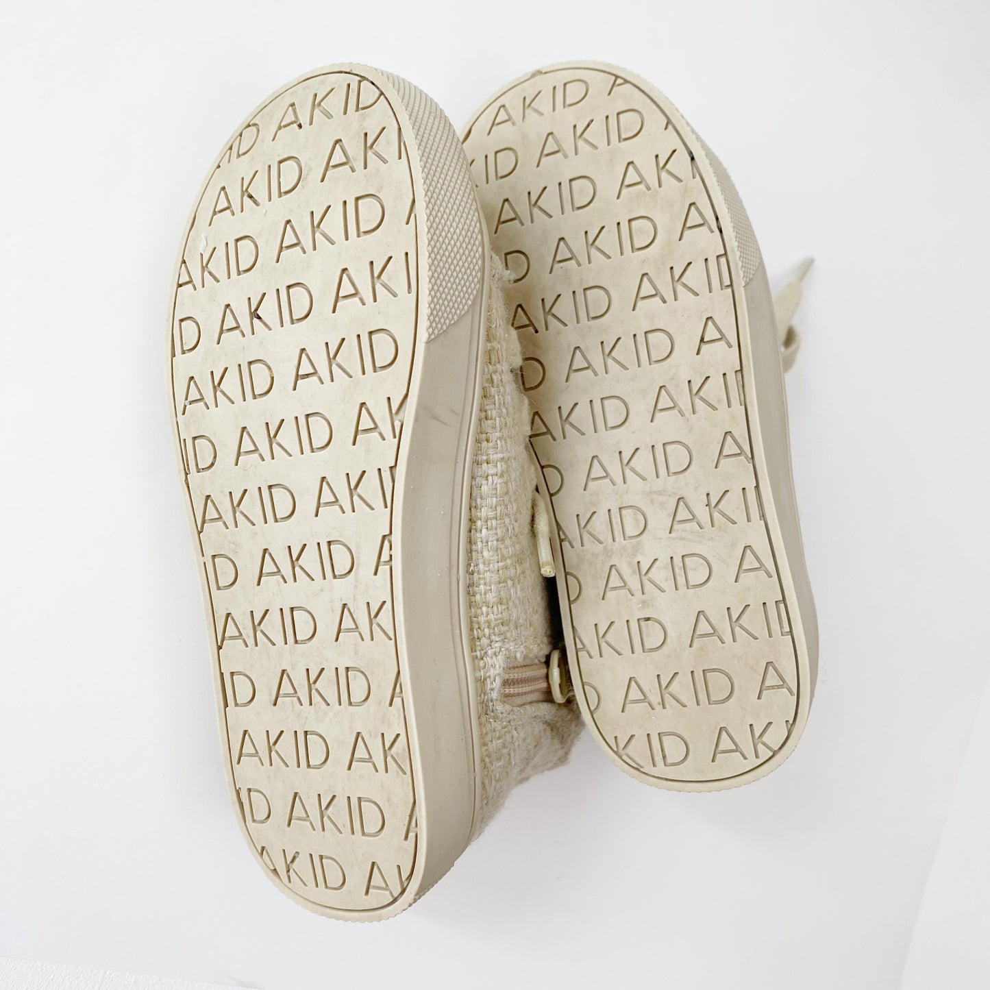 Beige Woven High Tops (9C)