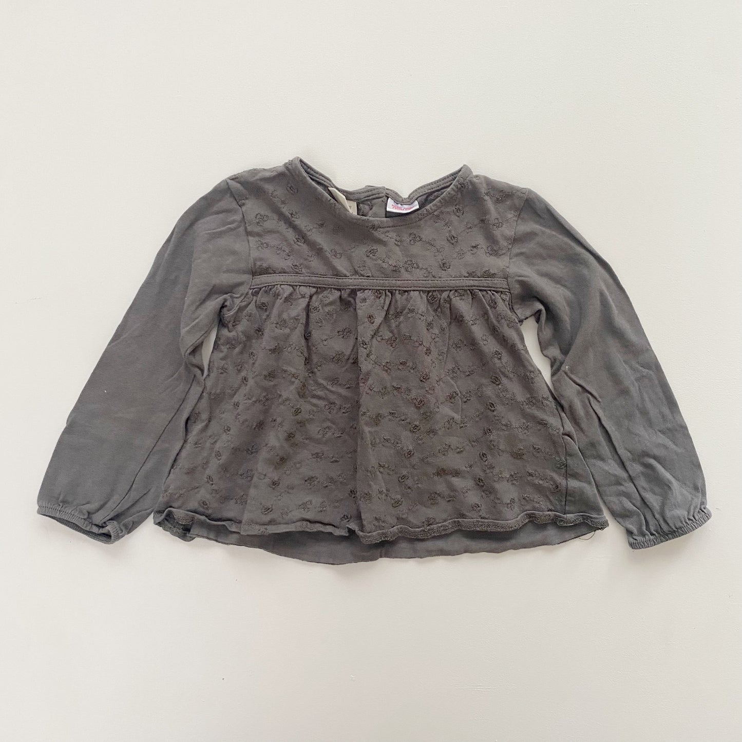 Grey Embroidered Top (18-24M)