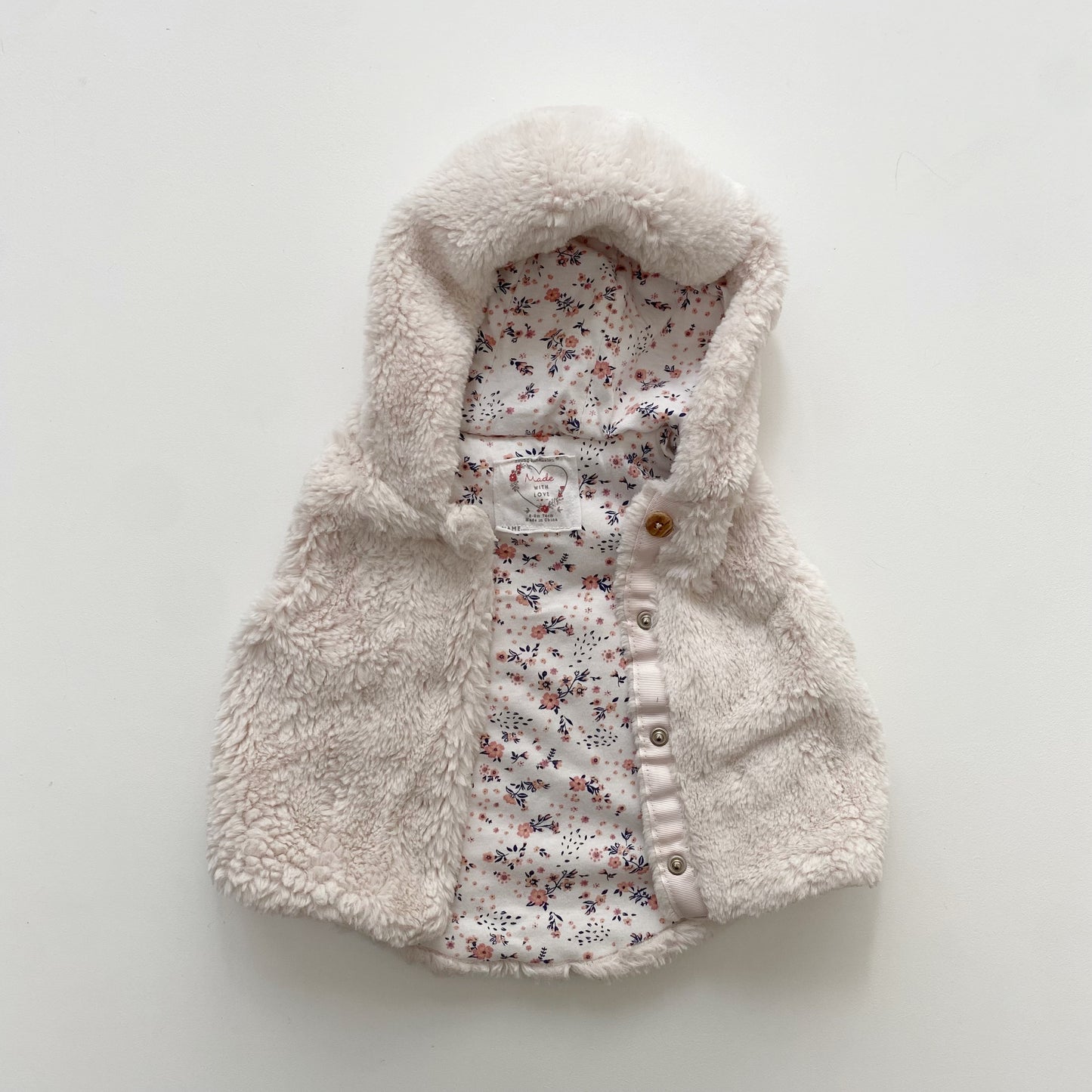Faux Fur Vest (6-9M)