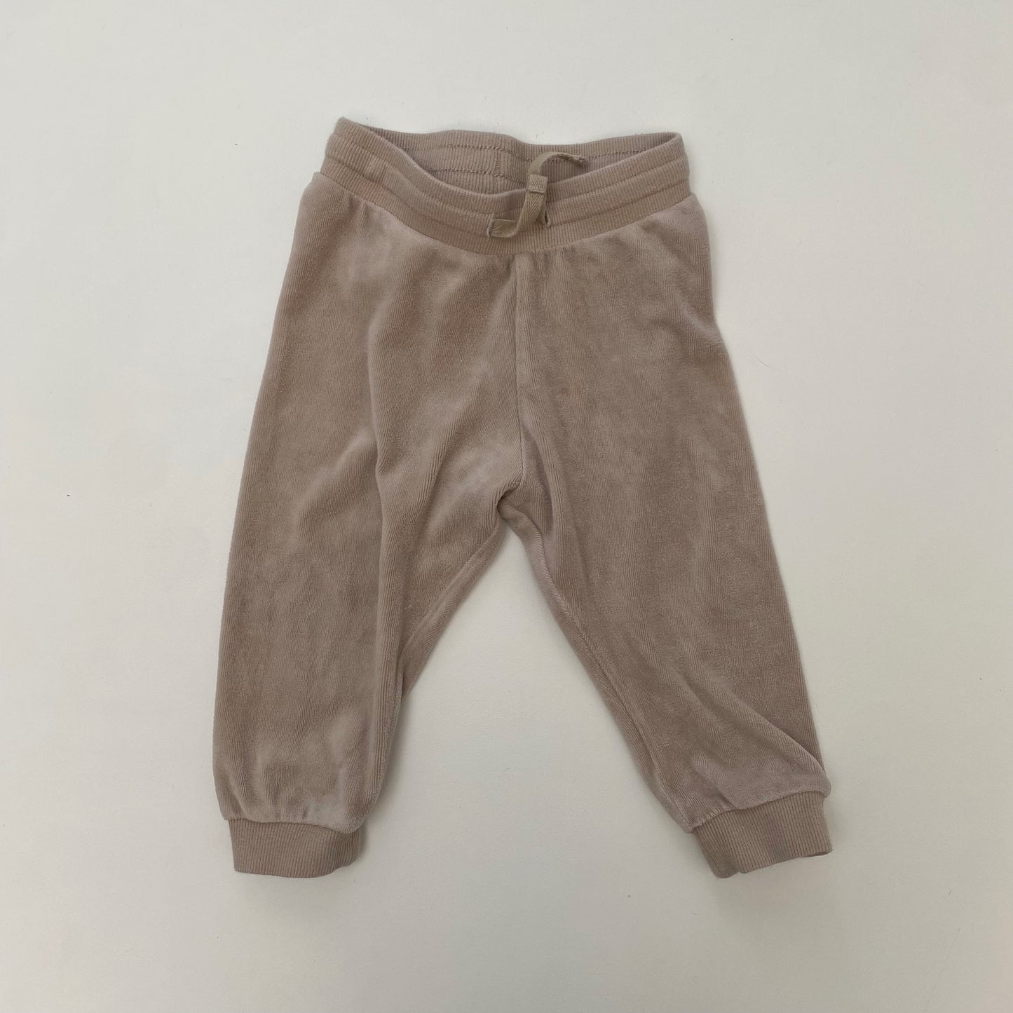 Tan Velour Pants