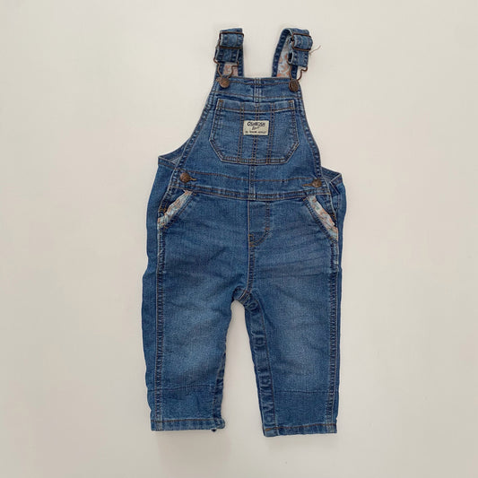 Denim Ruffle Overalls