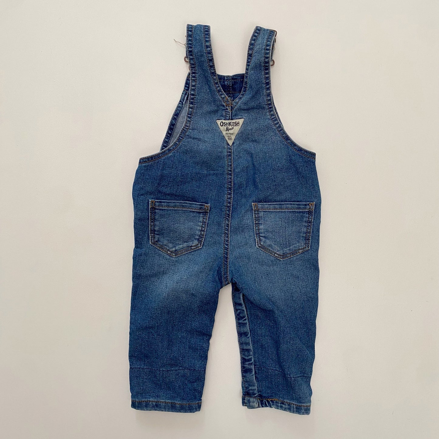 Denim Ruffle Overalls