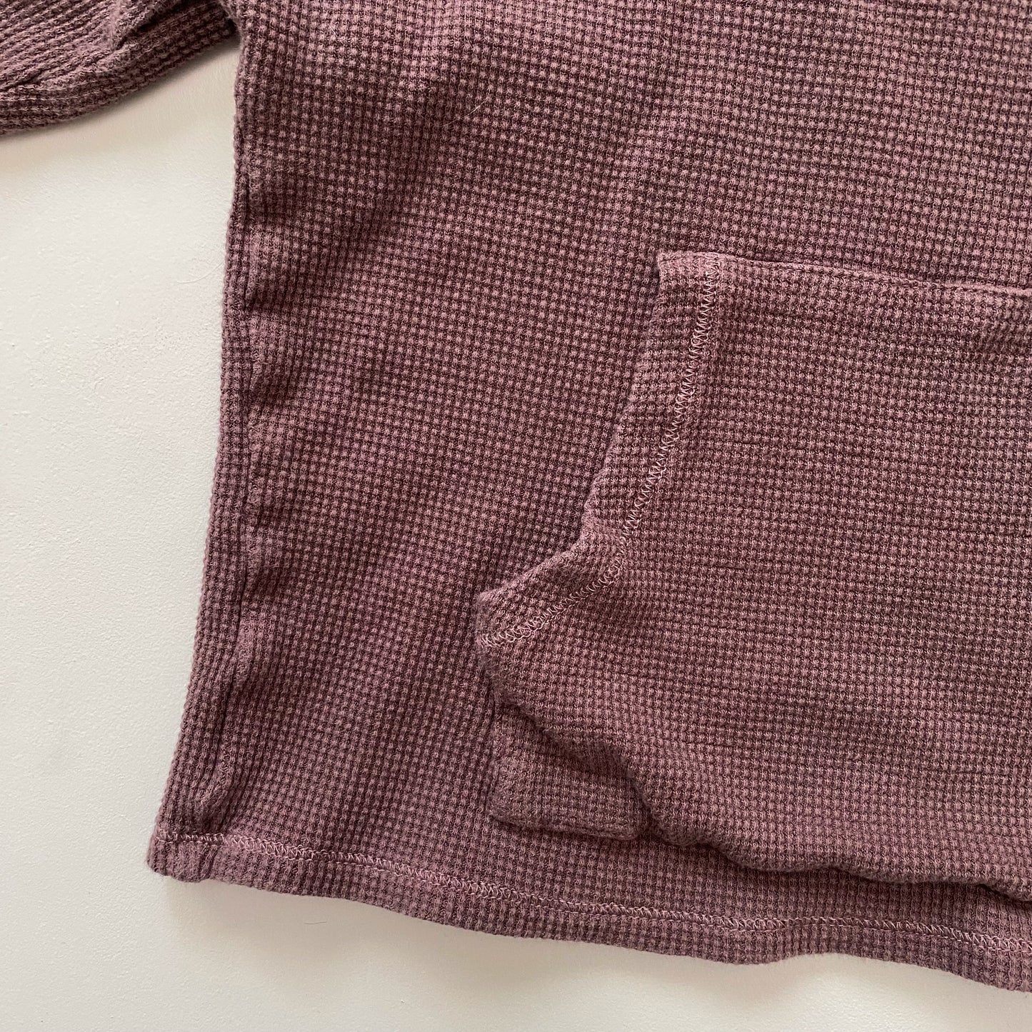 Purple Waffle Knit Shirt