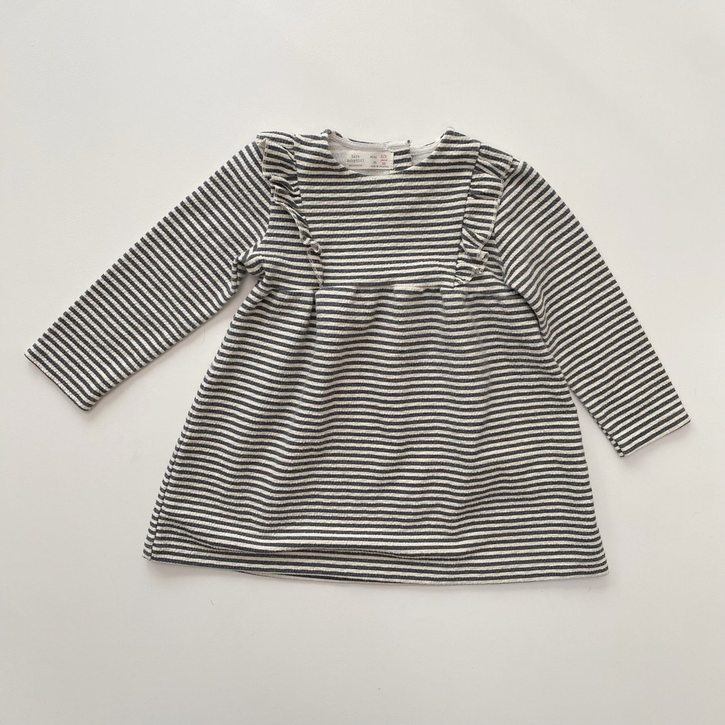 Blue & White Striped Dress