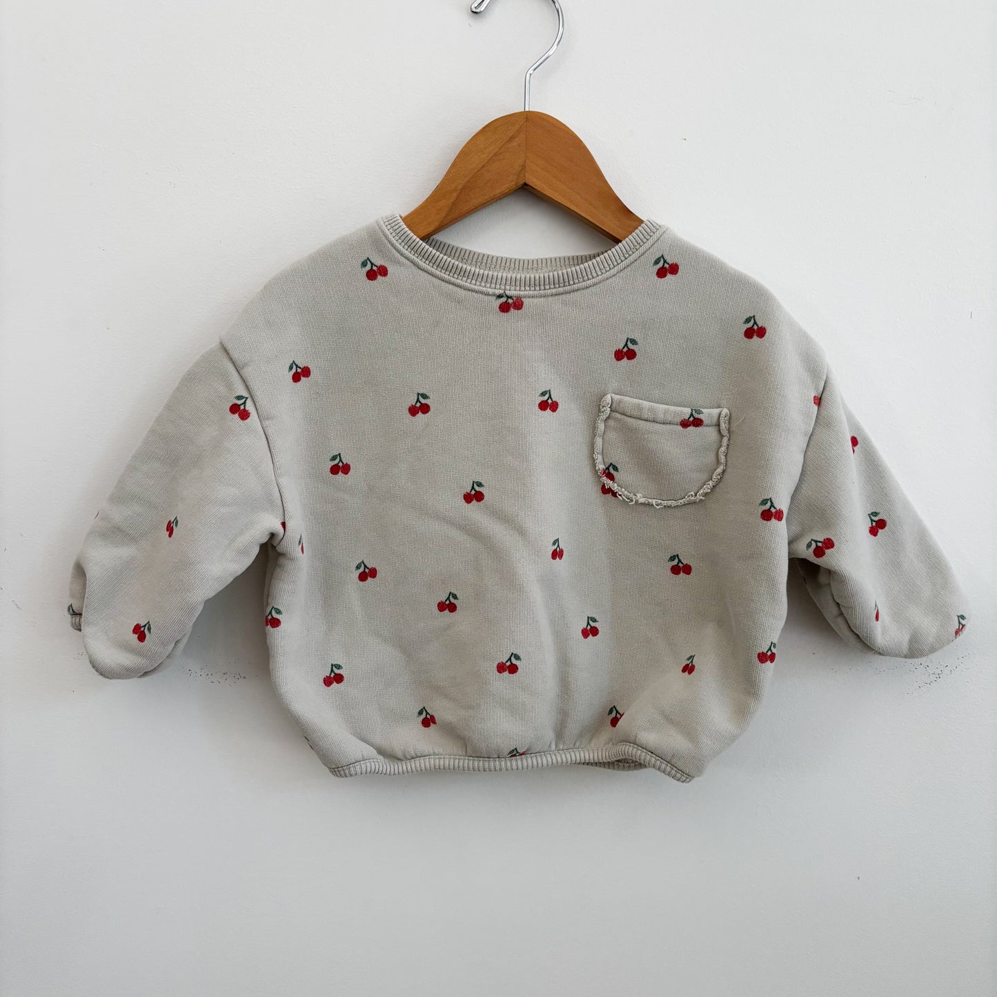 Cherry Sweatshirt (12-18M)