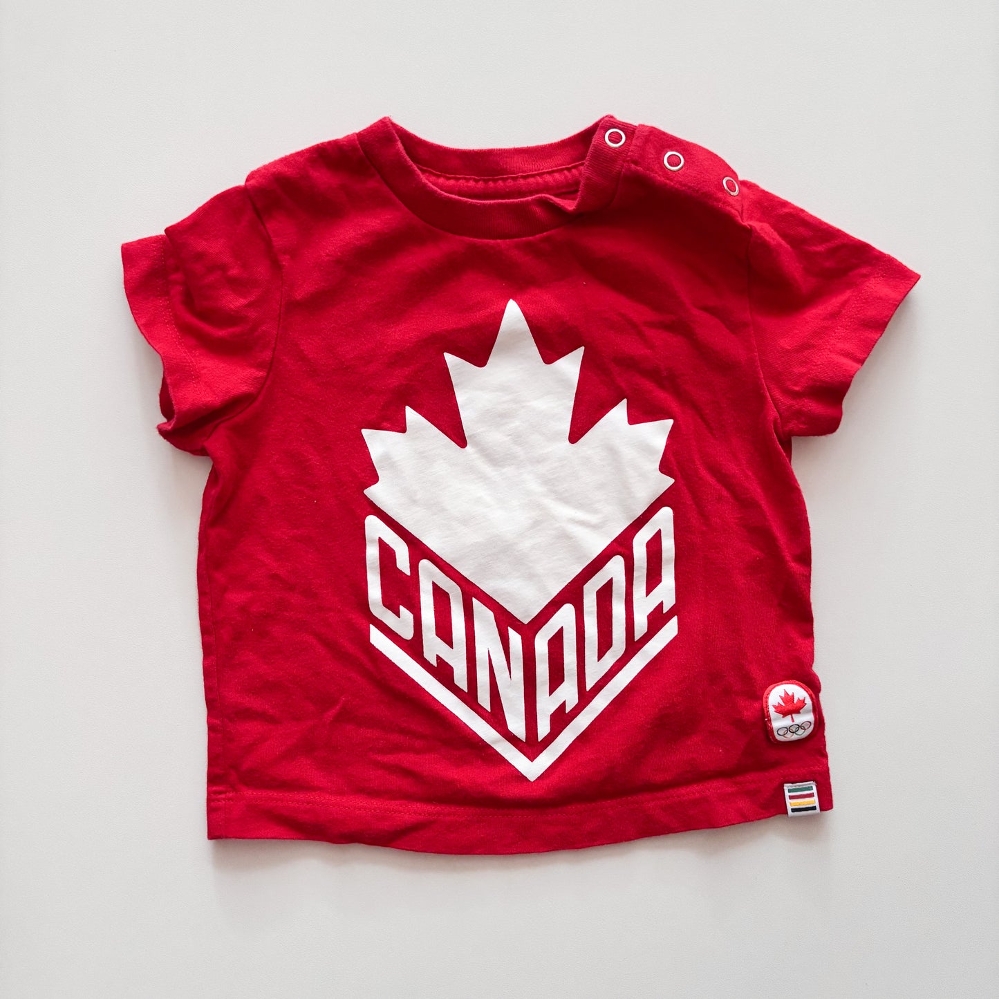 Red Canada Tee (0-6M)