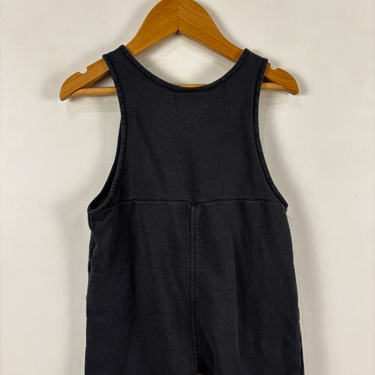 Dark Grey Soft Overalls (12-18M)