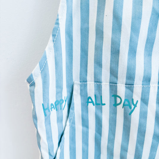 Cotton Striped Shortalls (4-5Y)