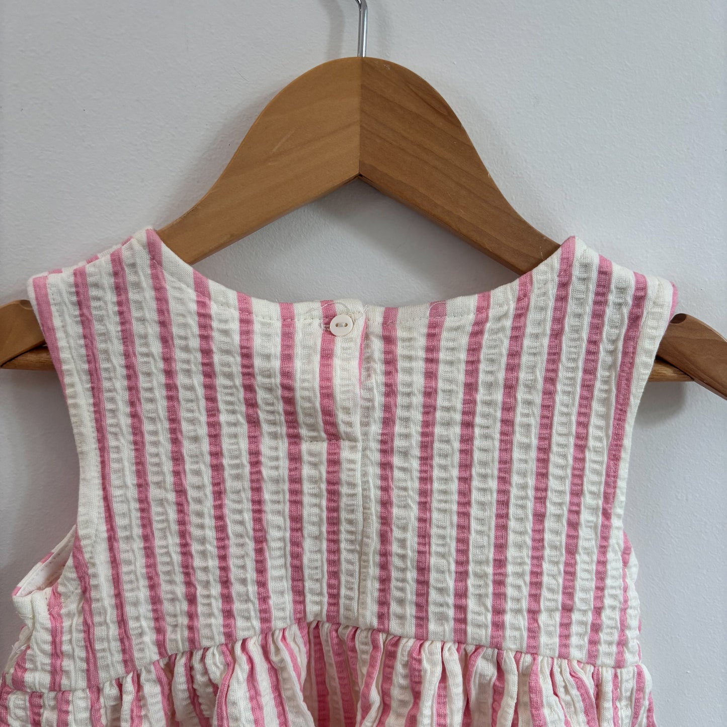 Pink + White Striped Dress (3Y)