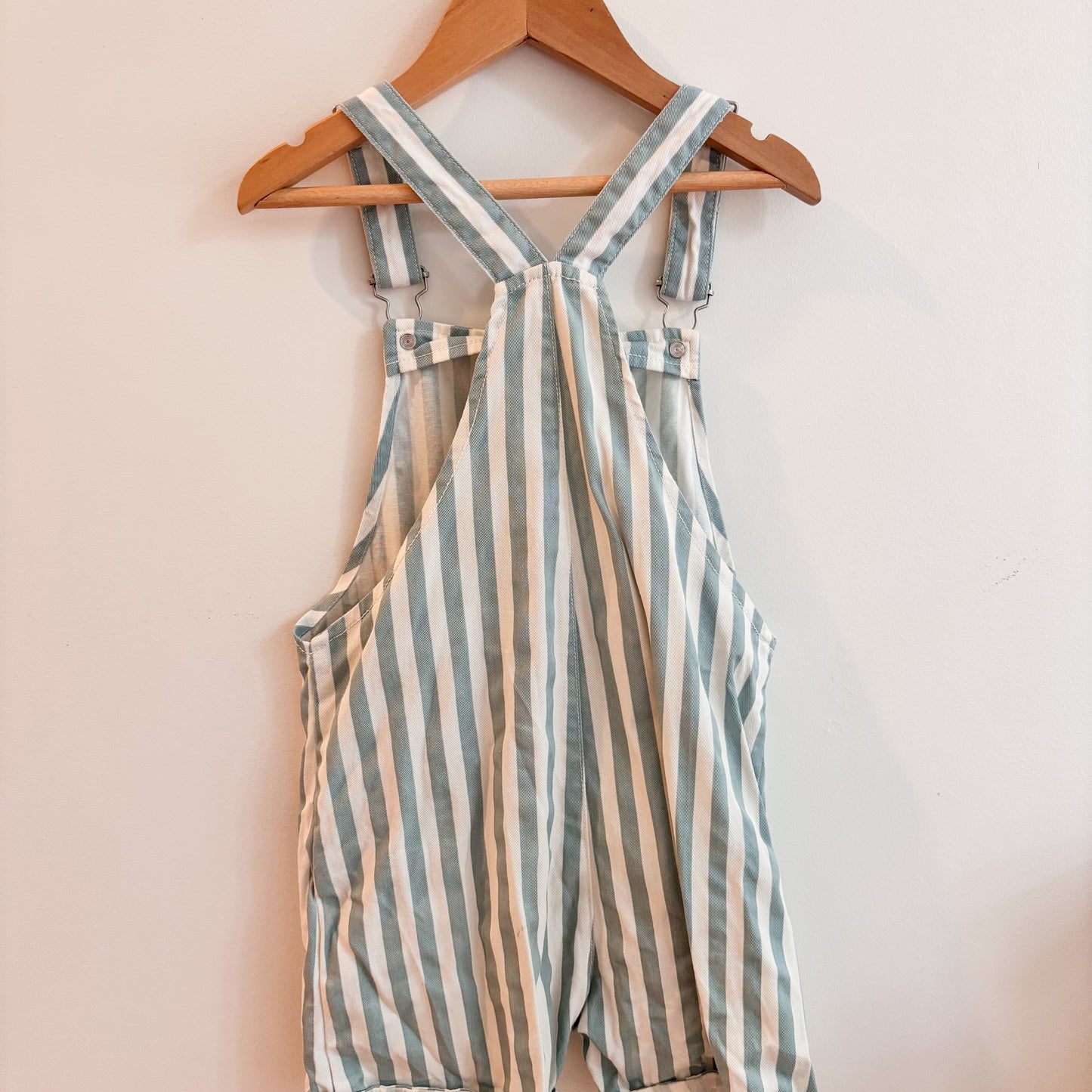 Cotton Striped Shortalls (4-5Y)