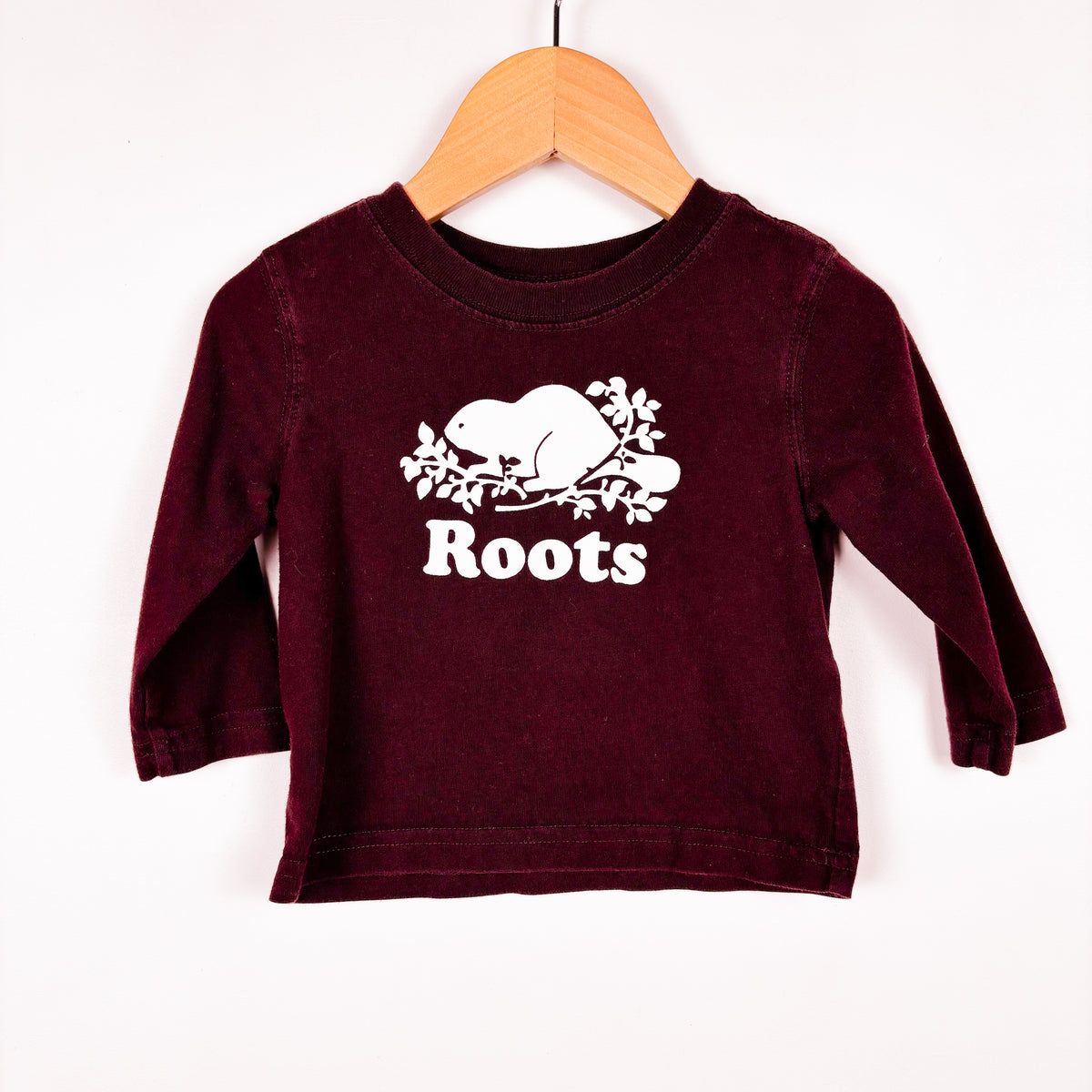 Burgundy Long Sleeve (3-6M)