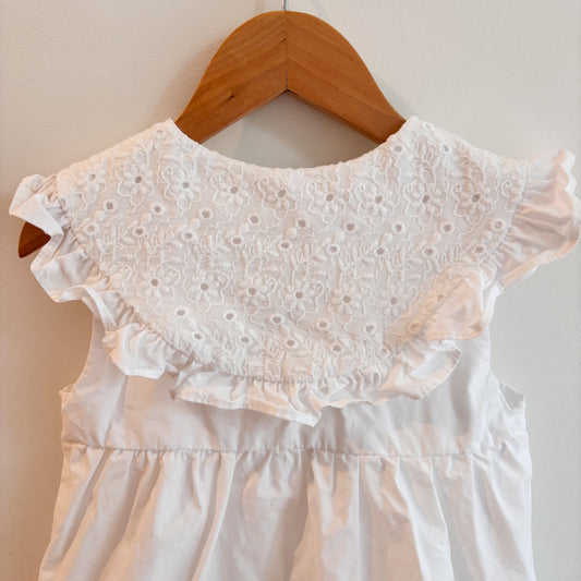 White Sleeveless Dress (3Y)