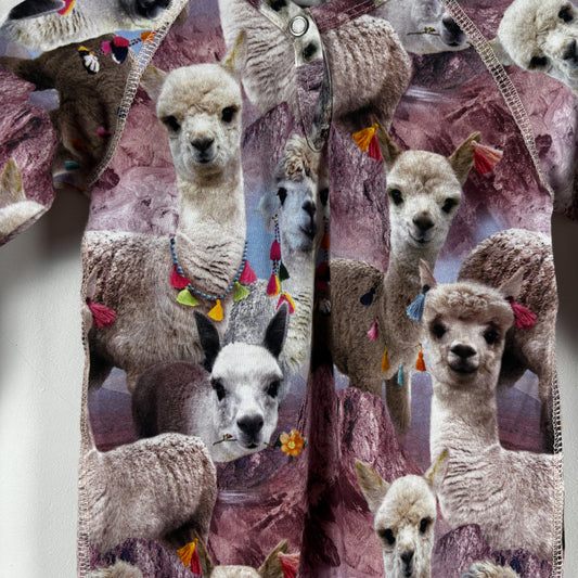Llama Romper (3-6M)