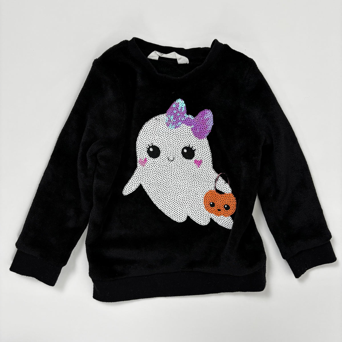Plush Ghost Sequin Sweatshirt (2-3Y)