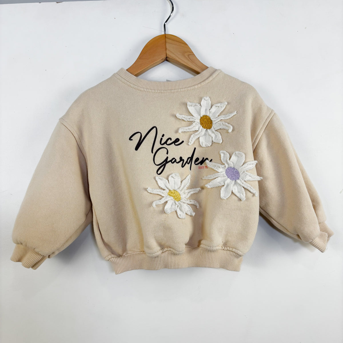 Garden Applique Sweatshirt (2Y)