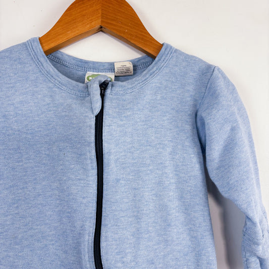 Blue Organic Cotton Sleeper (6-12M)