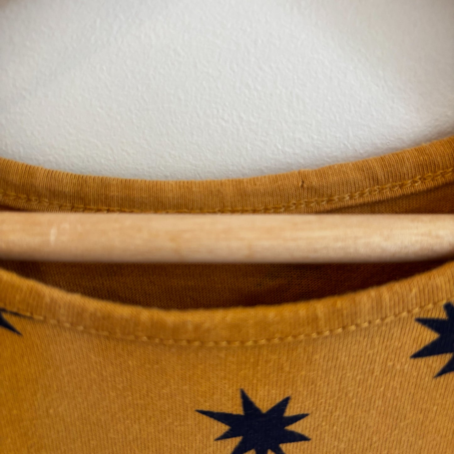 Mustard & Navy Starburst Dress (7Y)