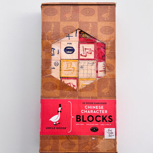 Chinese Character Wooden Blocks