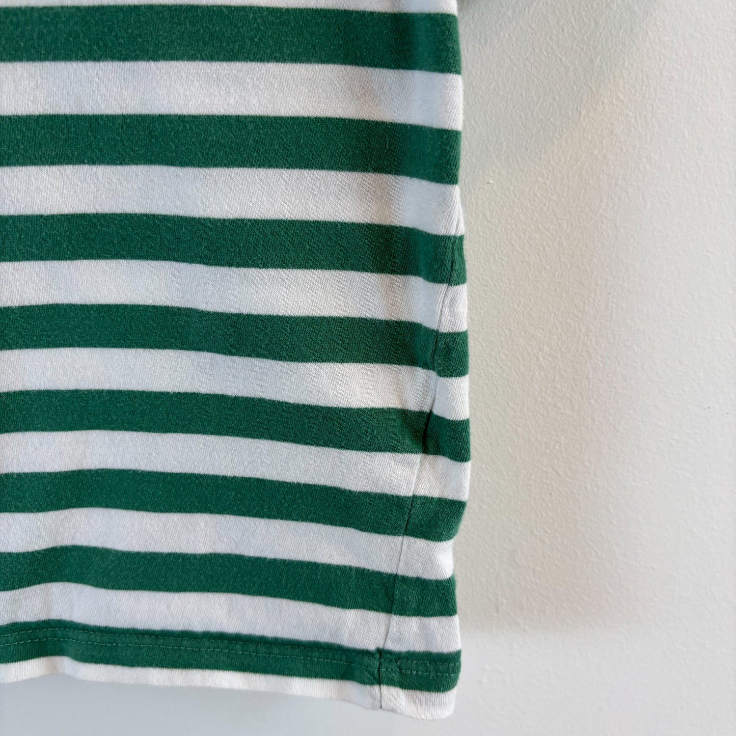 Green + White Striped Tee (2T)
