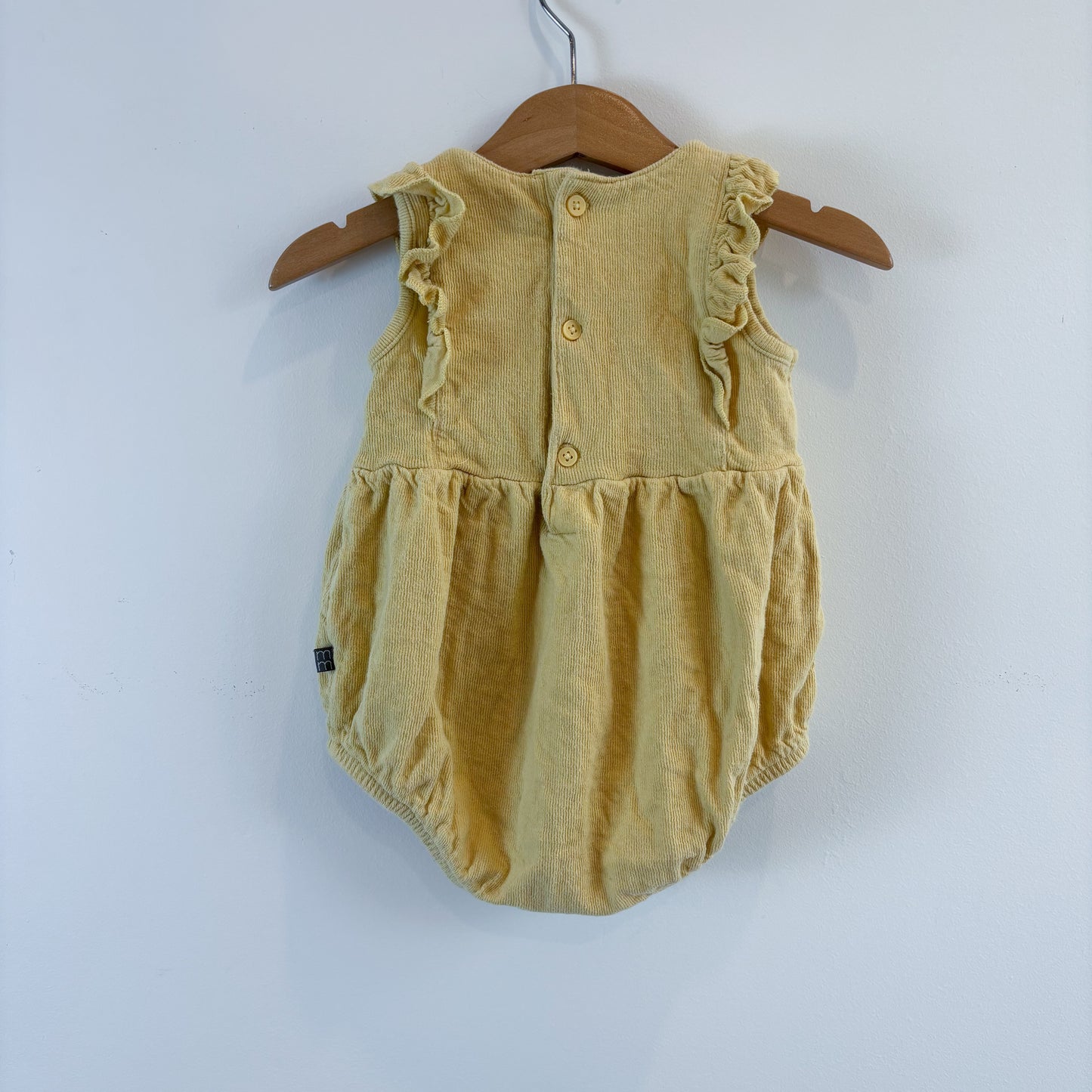 Pale Yellow Bubble Bodysuit (24M)