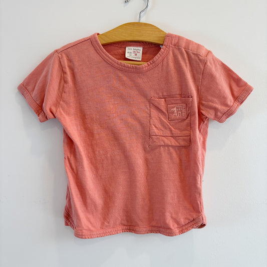 Coral Pocket Tee (18-24M)