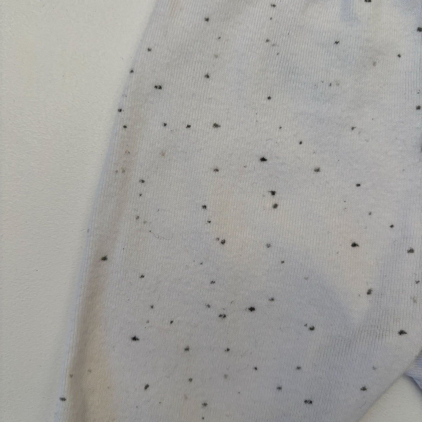 White Speckled Cotton Pants (3-6M)